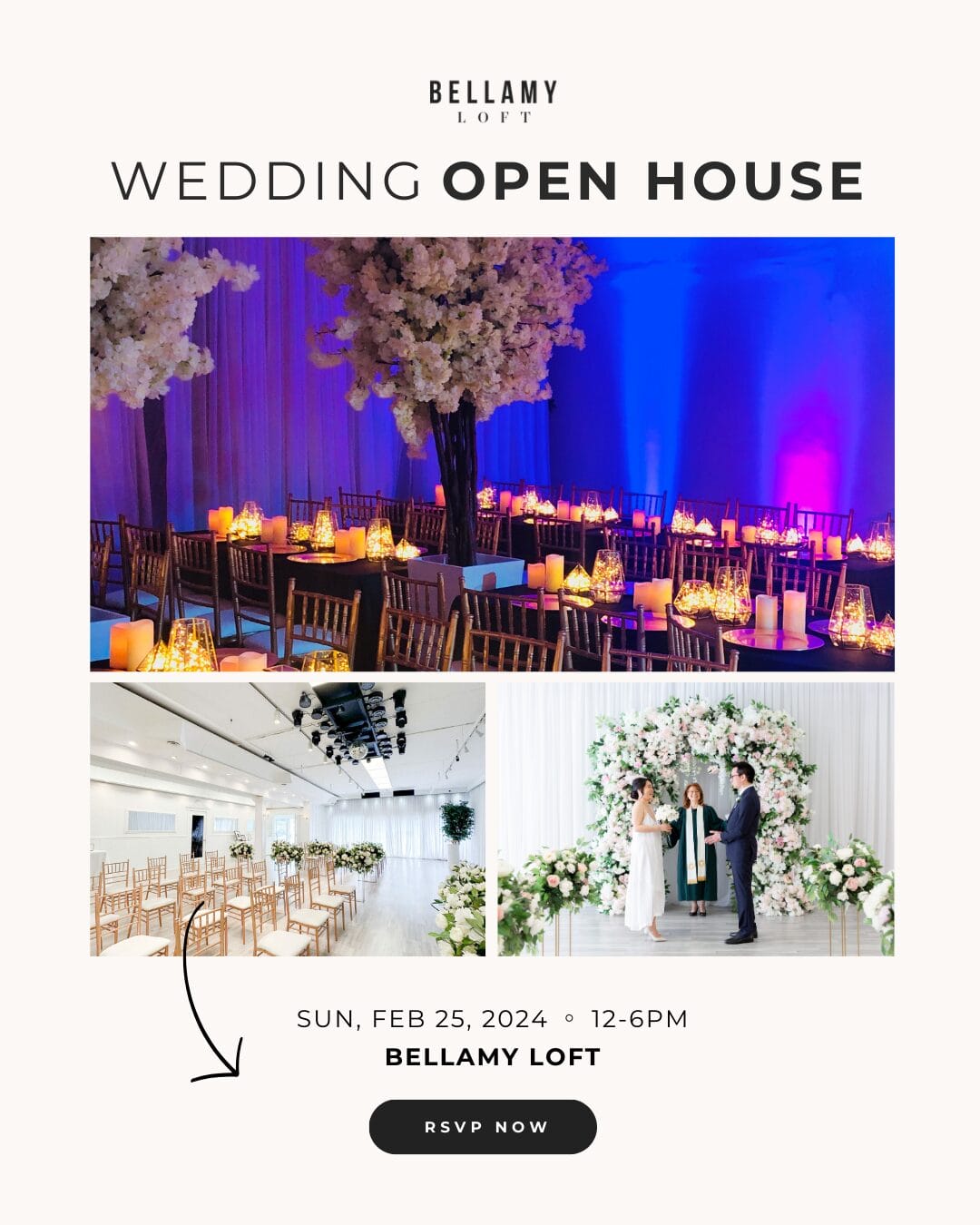 Wedding Open House Toronto RSVP Invitation